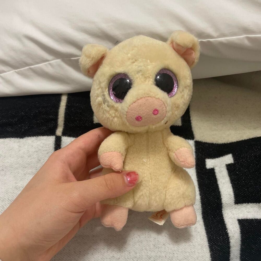 Ty-lr Cream and Tan Stuffed-animals